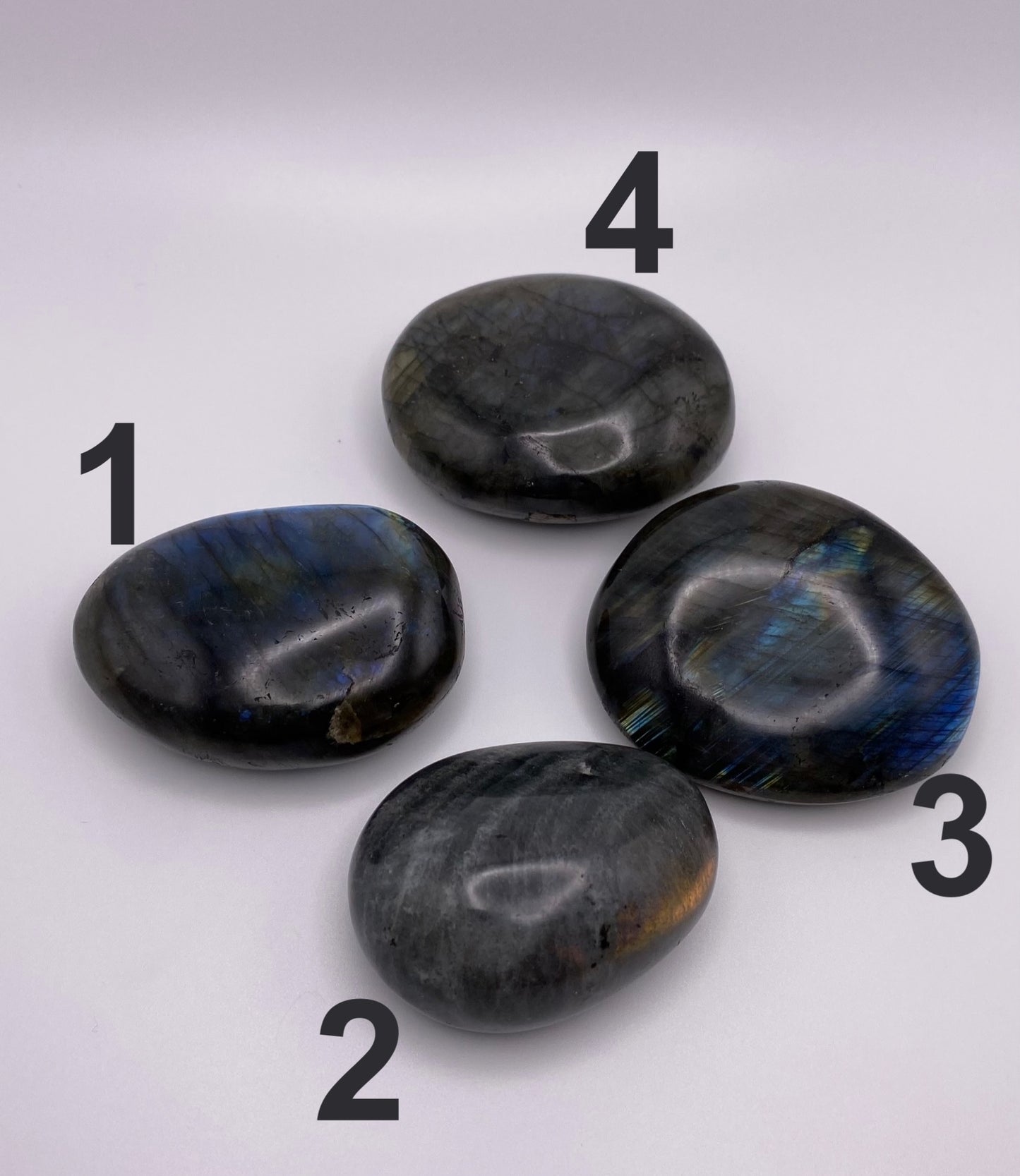 Labradorite Palm Stones - astrOGvibes