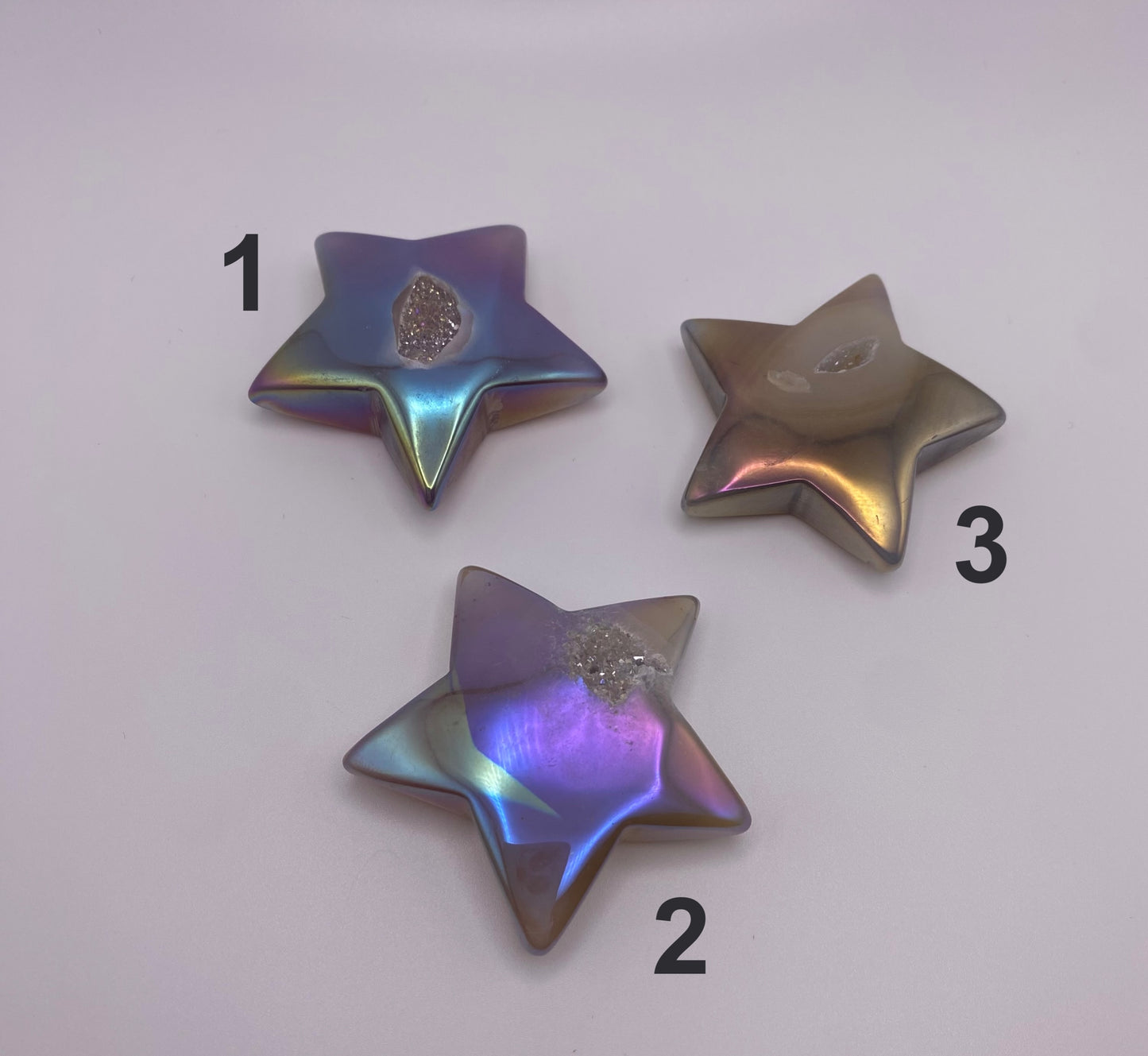 Angel Aura Agate Druzy Stars - astrOGvibes