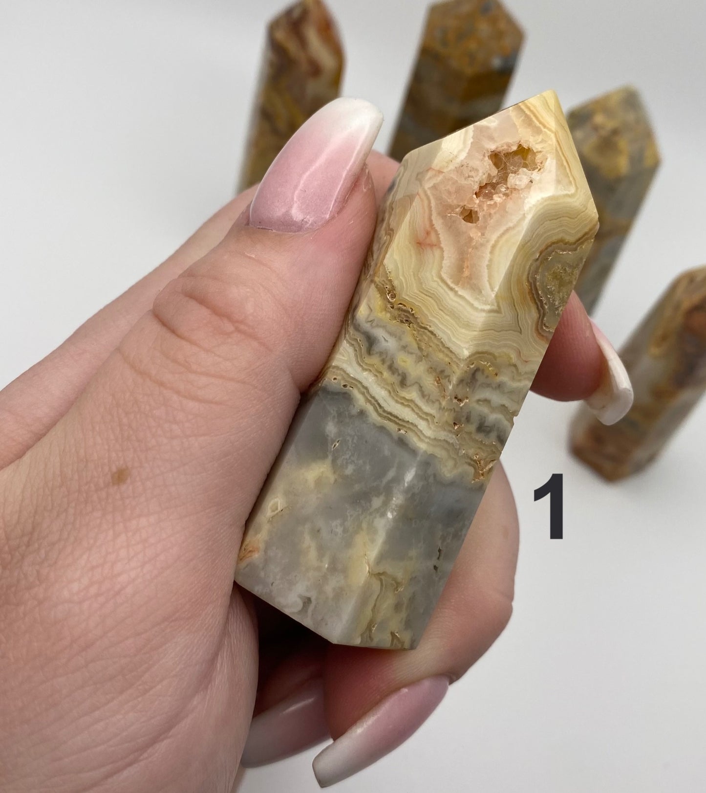 Crazy Lace Agate Tower - astrOGvibes