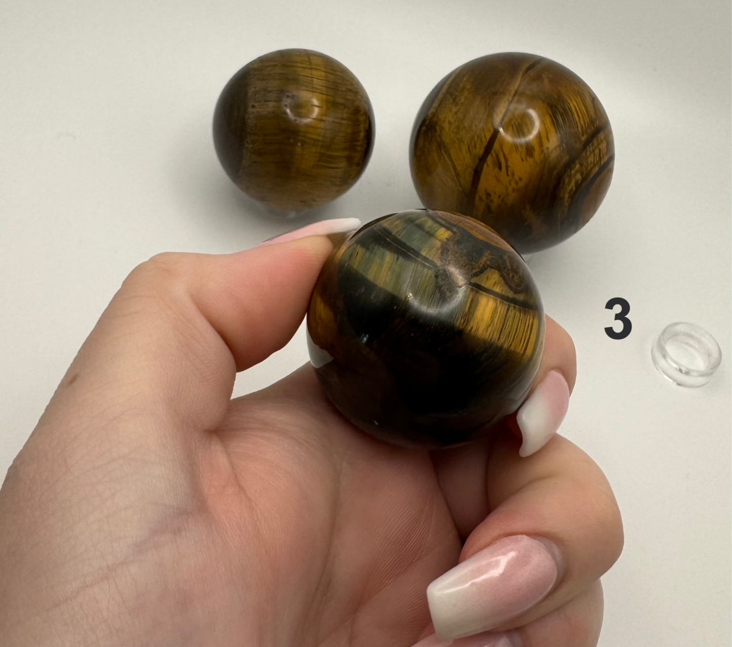 Tiger Eye Spheres - astrOGvibes