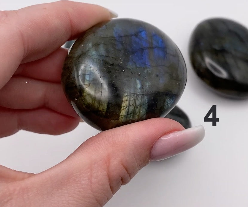 Labradorite Palm Stones - astrOGvibes