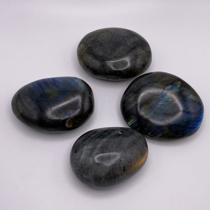 Labradorite Palm Stones - astrOGvibes