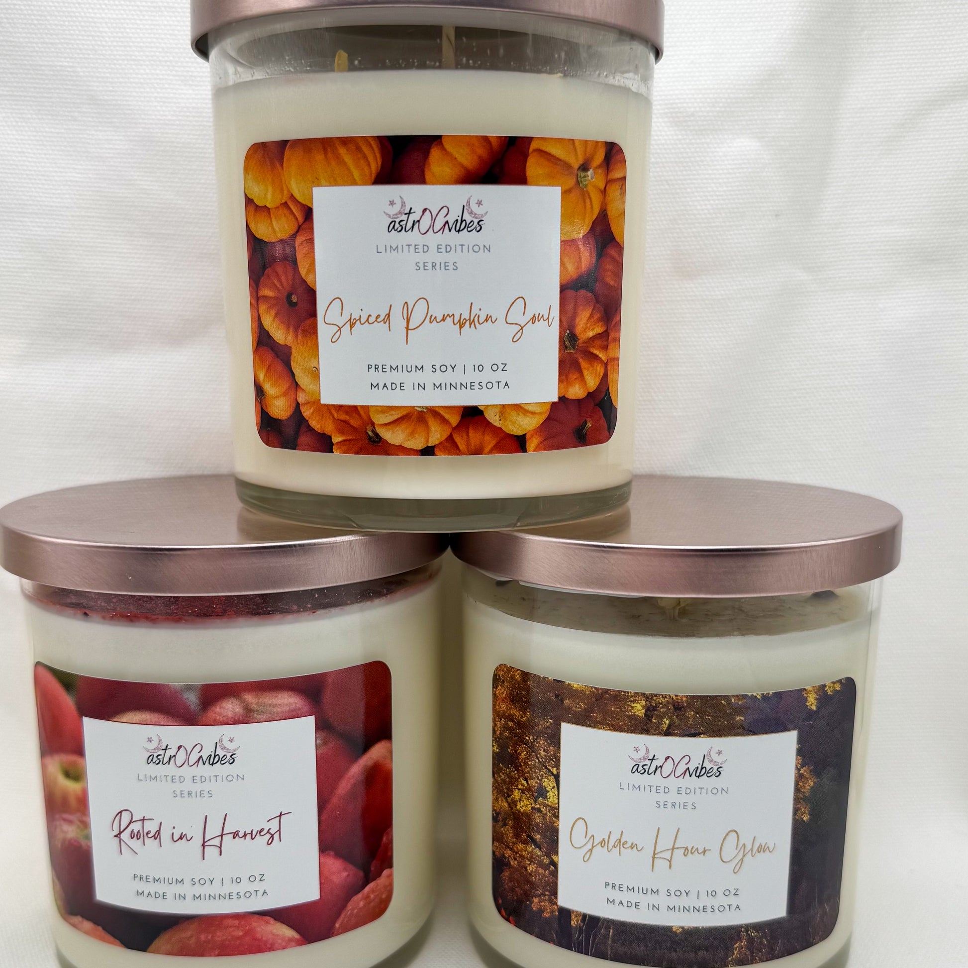 Autumn Alchemy complete candle set - limited edition spiritual fall candles