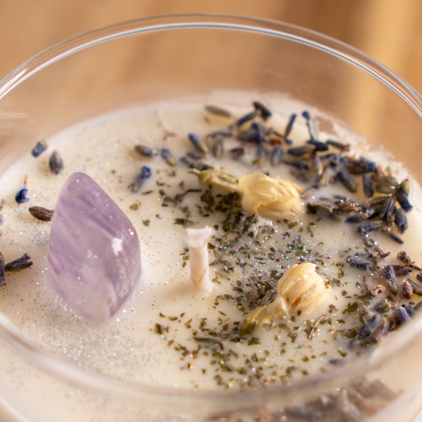 New Moon intention candle