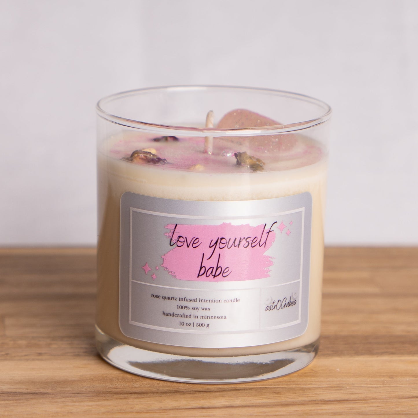 love yourself babe - intention candle