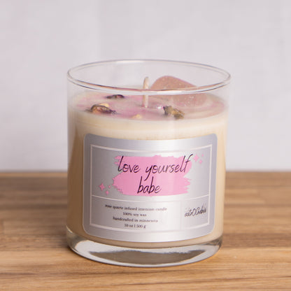 love yourself babe - intention candle