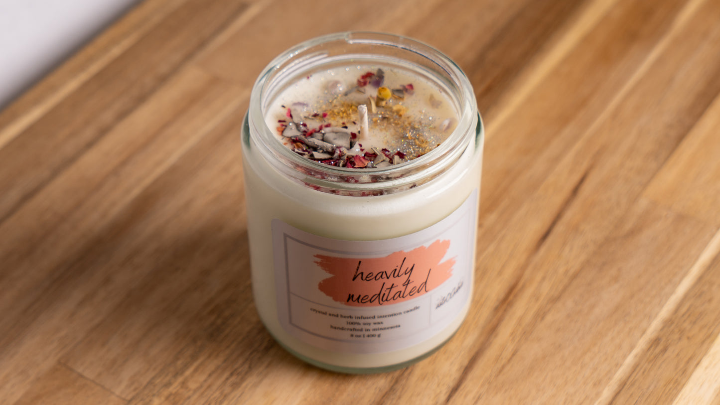 Heavily Meditated - Handmade Candle