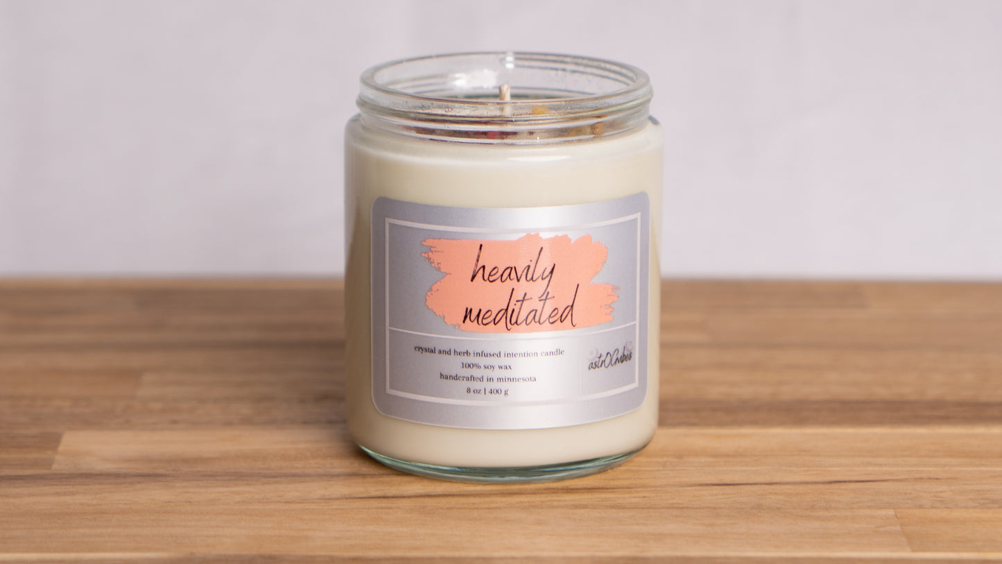 Heavily Meditated - Handmade Candle