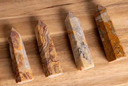 Crazy Lace Agate Tower