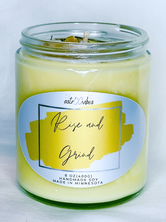 Rise and Grind - Handmade candle - astrOGvibes