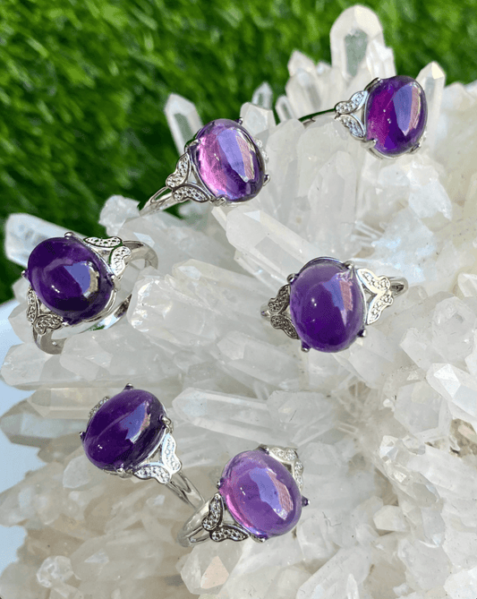 Amethyst Vibes Rings - astrOGvibes