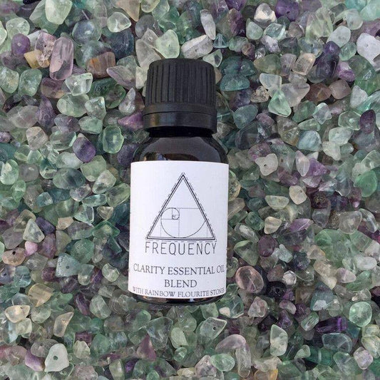 Clarity with Rainbow Fluorite Essential Oil - astrOGvibes